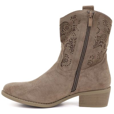 3. Damen-Ajour-Stiefeletten in Beige M.Daszyński MR2353-23