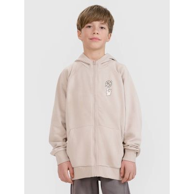 Jungen-Sweatshirt mit Reißverschluss und Kapuze 4F 4FJRSS25TSWSM2103-83S