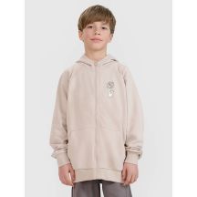 Jungen-Sweatshirt mit Reißverschluss und Kapuze 4F 4FJRSS25TSWSM2103-83S
