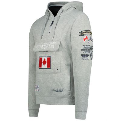 2. Canadian Peak GALAPAGOS BGREY CP MEN 054 POP Sweatshirt (RBMWW3826H/CP-GRIS MÉLANGÉ)