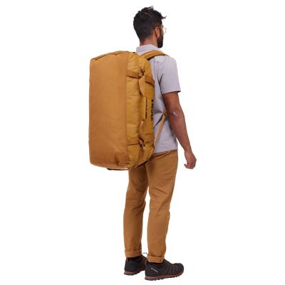 6. Thule Chasm TDSD303 Sporttasche, goldbraun, 70 l, Polyester, braun