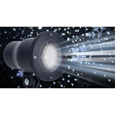 18. LED-Projektor Schneesturm