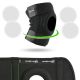 11. Rockbros LF1106L Sportprotektor für Patella und Kniegelenk, Größe L - schwarz