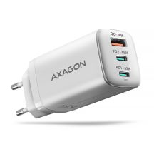 Axagon ACU-DPQ65W Universelles Ladegerät für Mobilgeräte, Weiß, AC-Schnellladefunktion, intern