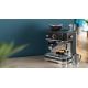 8. Philips PSA3218/10 Kaffeemaschine Barista Brew, 15 bar Pumpendruck, integrierter Milchaufschäumer, halbautomatisch, 1350 W, Schwarz