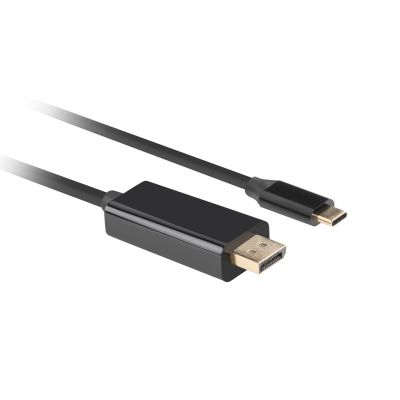 3. LANBERG Kabel USB-C(M)->DISPLAYPORT(M) 3M 4K 60HZ SCHWARZ CA-CMDP-10CU-0030-BK