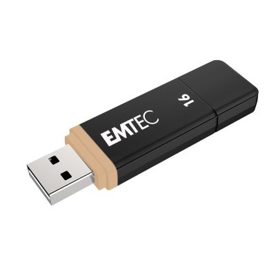8. Emtec K100 USB-Stick 16 GB USB Typ-A 2.0 Schwarz, Mehrfarbig