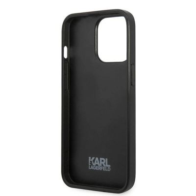 7. Karl Lagerfeld Flower Ikonik Karl Hülle für iPhone 13 Pro / iPhone 13 – grau