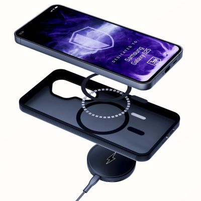 4. 3mk Smoke MagCase für Samsung Galaxy S25 - Schwarz