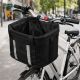 7. Wozinsky Großer Fahrradkorb aus Stoff – Schwarz