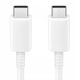 2. Samsung EP-DA705BWE USB-C - USB-C 3A Kabel 1m (OOB Bulk - Ersatzverpackung) - weiß