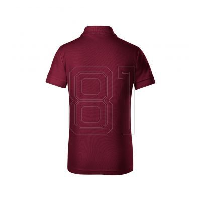 3. Kinder-Piqué-Poloshirt (Granat)