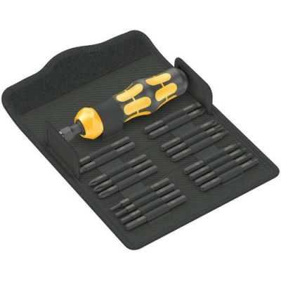 9. Wera Schlagschrauber mit 18-teiligem Bit-Set im Kraftform Kompakt 900 Set1 Koffer