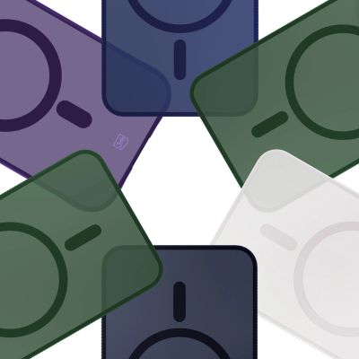 9. 3mk Smoke MagCase Hülle mit MagSafe für iPhone 15 – durchscheinend