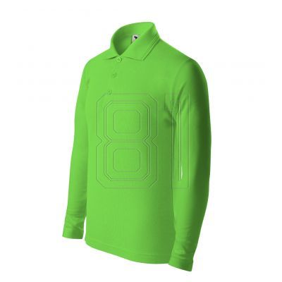 Malfini Pique Polo LS Jr Poloshirt MLI-24192 grüner Apfel