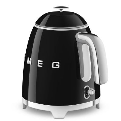 25. SMEG Mini-Wasserkocher 0,8L schwarz Schwarz (KLF05BLEU)