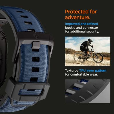 11. Spigen DuraPro Armor Strap für Apple Watch 44 / 45 / 46 / 49 mm - Marineblau