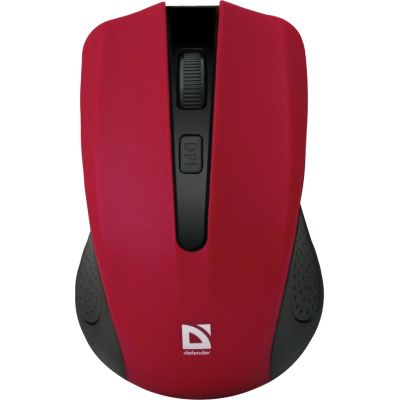 2. DEFENDER KABELLOSE MAUS ACCURA MM-935 RF ROT OPTISCH 1600DPI 4P 52937
