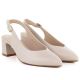 3. Beige Sergio Leone SK463 Damenpumps mit Riemen