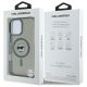 8. Karl Lagerfeld IML Metal Choupette Head MagSafe Hülle für iPhone 16 Pro Max - Schwarz