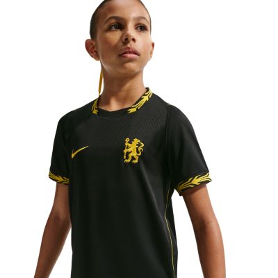4. Nike Chelsea FC Stadion 2026/27 Kinder-Trikot Schwarz II1707 011