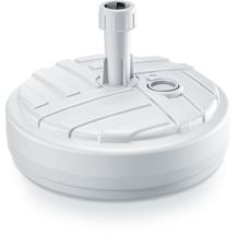 Schirmfuß rund weiß