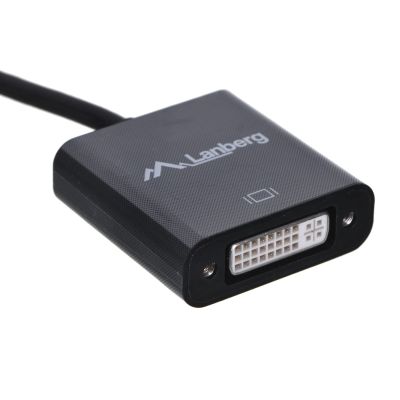 3. Lanberg AD-0007-BK Adapter (DisplayPort M - DVI-D F; 0,10 m; schwarz)