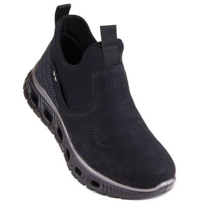 27. Rieker W RKR616 bequeme Schlupfstiefelette, schwarz