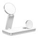 3. Tech-Protect QI15W-A47 MagSafe 3in1 Induktives Ladegerät + USB-C Kabel - Weiß