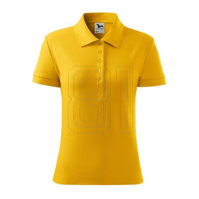 3. Malfini Cotton W MLI-21304 Gelbes Poloshirt