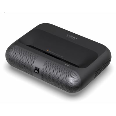 3. Yaber K300s Multimedia-Laser-RGB-FullHD-1080p-Projektor mit JBL-Lautsprechern – Schwarz