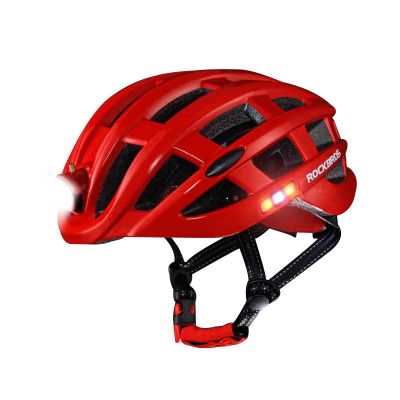 Rockbros MTB-Fahrradhelm in Hellrot, Größe 57-62 cm