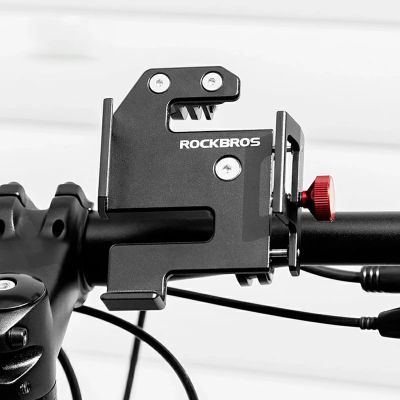 6. Rockbros 25210038101 Klemm-Handyhalterung - schwarz