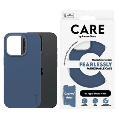 CARE by PanzerGlass Fashion Case iPhone 16 Pro 6,3" blau/blau MagSafe 1382