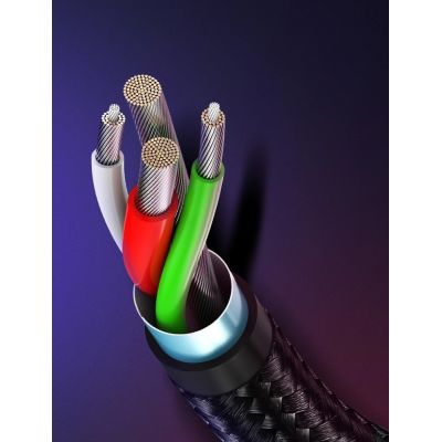 6. Ugreen Kabel 2in1 USB - Micro USB / USB Type C Kabel 1m 2.4A schwarz (30875)
