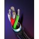 6. Ugreen Kabel 2in1 USB - Micro USB / USB Type C Kabel 1m 2.4A schwarz (30875)