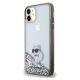 2. Karl Lagerfeld Liquid Glitter Choupette Hülle für iPhone 11 / Xr – transparent