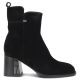 2. Schwarze Damen-Lederstiefeletten mit Absatz Filippo DBT8191