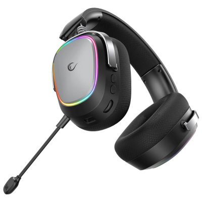 4. Rampage RETSU Kopfhörer Kabellos On-Ear BT 2.4G RGB Schwarz