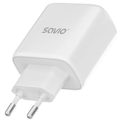 2. SAVIO LA-14 20W POWER DELIVERY 3.0 WANDLADEGERÄT, WEISS