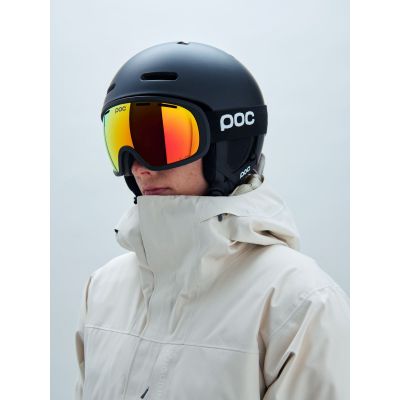 3. POC Fovea Skibrille Schwarz Kat.2