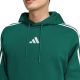4. Herren-Sweatshirt adidas Essentials 3-Stripes Fleece Hoodie grün KZ1413