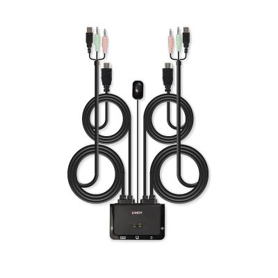 4. Lindy 42340 KVM-Switch Schwarz