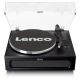 23. Lenco LS-430BK Plattenspieler mit Riemenantrieb, Schwarz