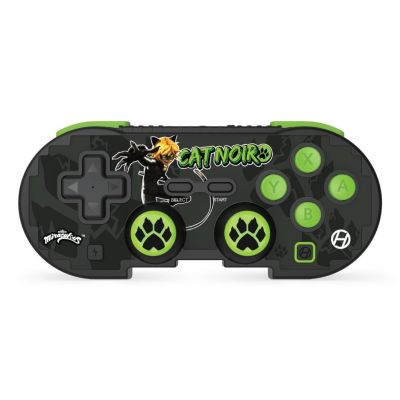 4. Hyperkin M01328-MTCN Gamecontroller, Schwarz/Grün, Bluetooth-Gamepad für Android, Mac, Nintendo Switch, Nintendo Switch OLED, PC und iOS