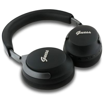 4. Guess Bluetooth ANC On-Ear-Kopfhörer GUBHC22PSFCSMK schwarz/schwarzes Metal Script Logo