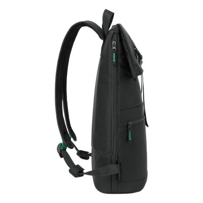 3. Rivacase Gremio City Rucksack, Schwarz, Polyester, Recyceltes Polyethylenterephthalat (rPET)