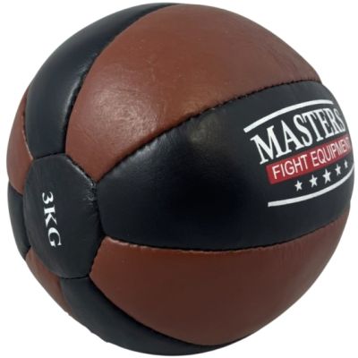 5. Medizinball aus Naturleder MASTERS PL-NATURAL 5 kg