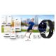 8. GIEWONT Vertex SmartCall GW450-5 Smartwatch in Silber/Carbonleder