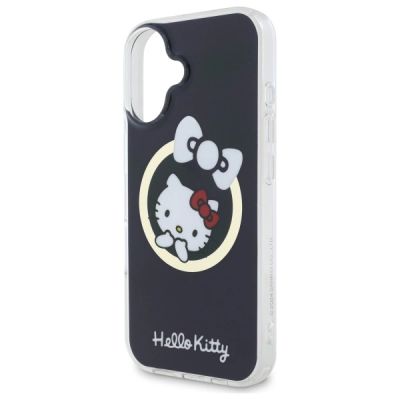 6. Hello Kitty IML Fun Bow Magsafe Hülle für iPhone 16 - Schwarz